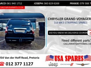 CHRYSLER GRAND VOYAGER 3.8 2010 STRIPPING FOR SPARES