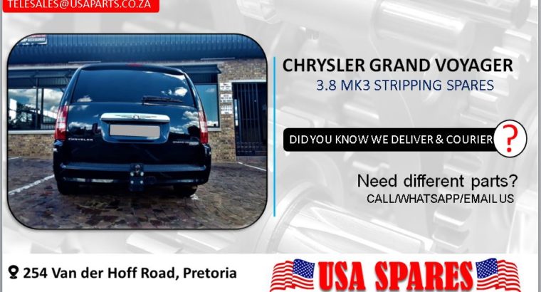 CHRYSLER GRAND VOYAGER 3.8 2010 STRIPPING FOR SPARES
