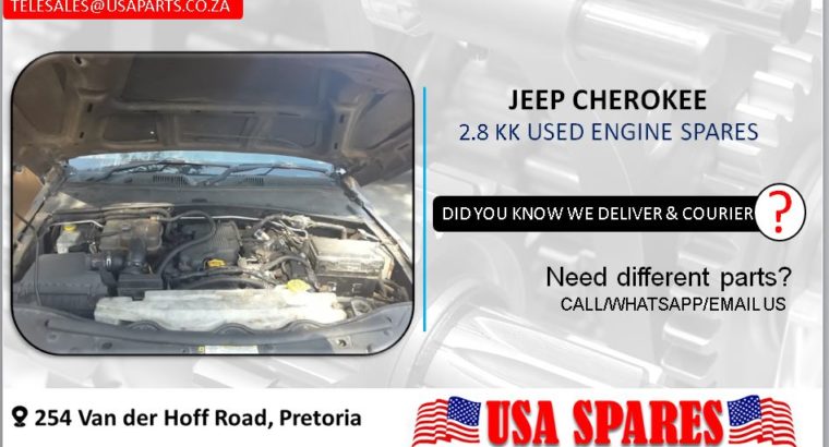 JEEP CHEROKEE 2.8 KK USED ENGINE SPARES/PARTS