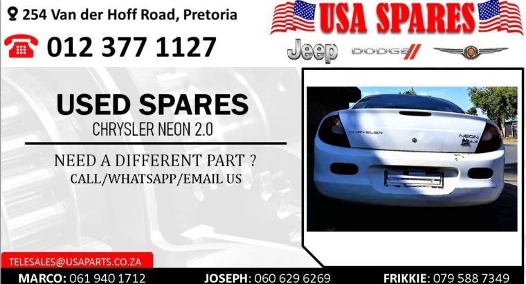 CHRYSLER NEON 2.0 USED SPARES/PARTS
