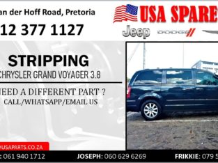 STRIPPING CHRYSLER GRAND VOYAGER 3.8 FOR USED SPARE PARTS