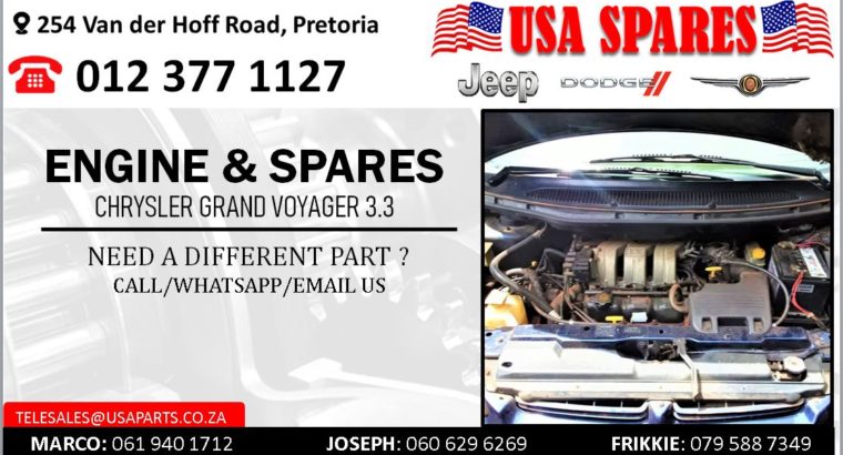 CHRYSLER GRAND VOYAGER 3.3 USED ENGINE & ENGINE SPARES/PARTS