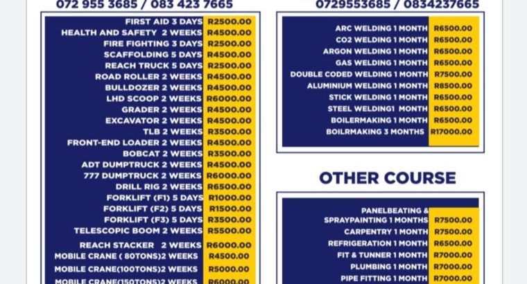 MULANI WELDING AND BOILER MAKER SCHOOL IN GERMISTON