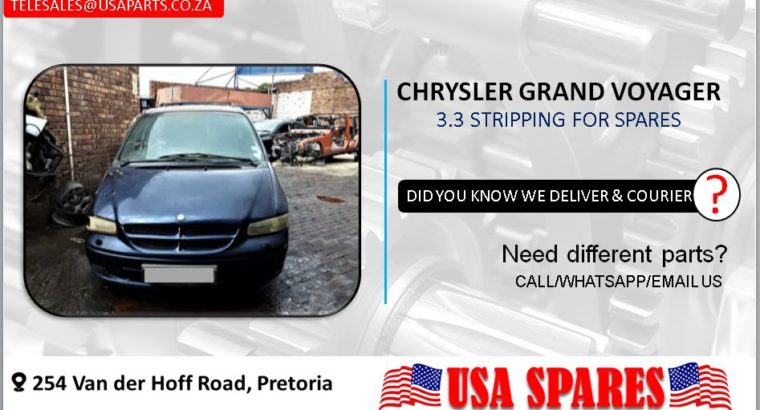 CHRYSLER GRAND VOYAGER 3.3 2000 STRIPPING FOR SPARES