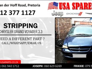 STRIPPING CHRYSLER GRAND VOYAGER 3.3 FOR USED SPARE PARTS