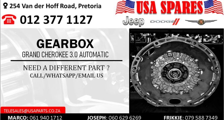 JEEP GRAND CHEROKEE 3.0 AUTOMATIC USED GEARBOX