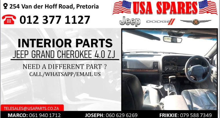 JEEP GRAND CHEROKEE 4.0 ZJ NEW & USED INTERIOR SPARES/PARTS