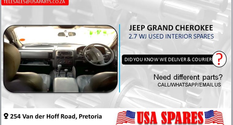 JEEP GRAND CHEROKEE 2.7 WJ USED INTERIOR SPARES/PARTS