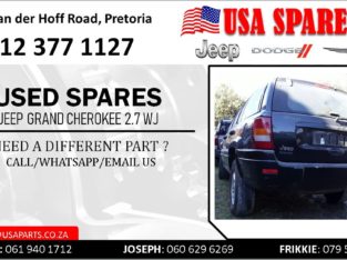 JEEP GRAND CHEROKEE 2.7 WJ USED SPARES/PARTS
