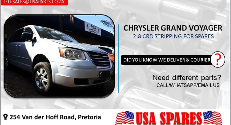 CHRYSLER GRAND VOYAGER 2.8 2014 STRIPPING FOR SPARES