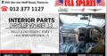 CHRYSLER VOYAGER 3.3 NEW & USED INTERIOR SPARES/PARTS