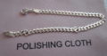 20cm sterling silver male bracelet