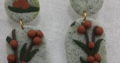 Polymer clay earrings
