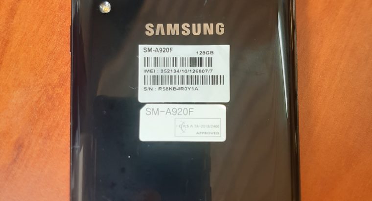 Samsung Galaxy A920F Quad camera GB128 Ram 6GB