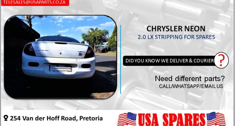 CHRYSLER NEON 2.0 2002 STRIPPING FOR SPARES