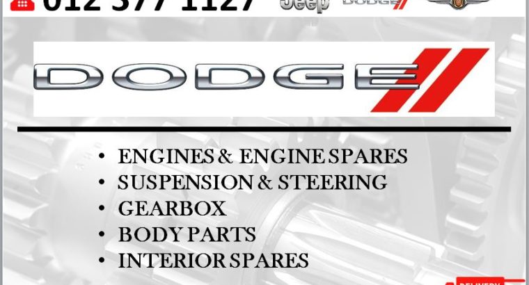 DODGE NEW & USED SPARES/PARTS FOR SALE
