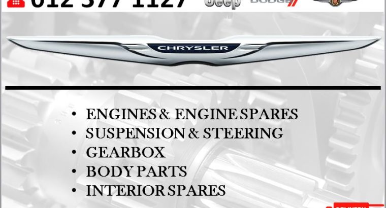CHRYSLER NEW & USED SPARES/PARTS FOR SALE