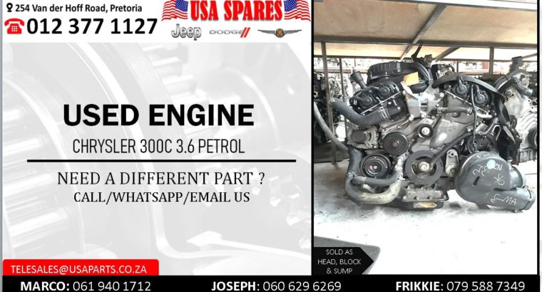 CHRYSLER 300C 3.6 USED PETROL ENGINE