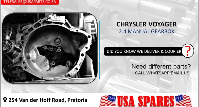CHRYSLER VOYAGER 2.4 MANUAL TRANSMISSION