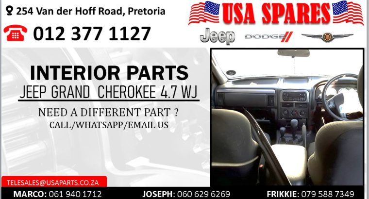 JEEP GRAND CHEROKEE 4.7 WJ NEW & USED INTERIOR SPARES/PARTS