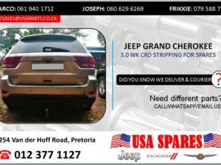 JEEP GRAND CHEROKEE 3.0 2013 STRIPPING FOR SPARES