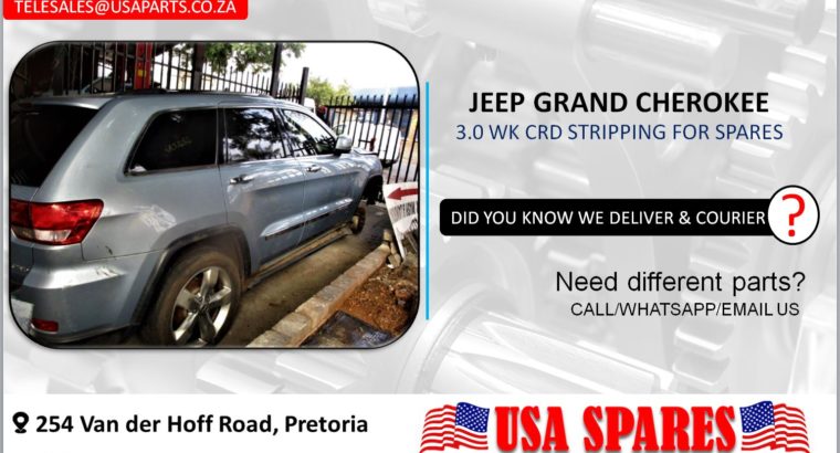 JEEP GRAND CHEROKEE 3.0 CRD STRIPPING FOR USED SPARES/PARTS