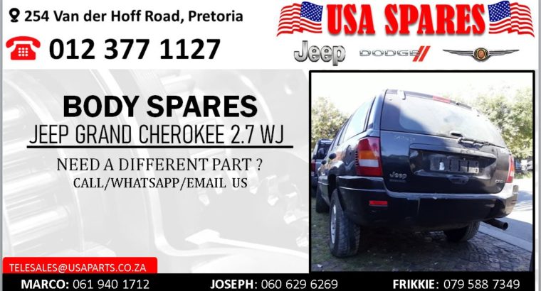 JEEP GRAND CHEROKEE 2.7/4.7 1999-04 BODY SPARES/PARTS