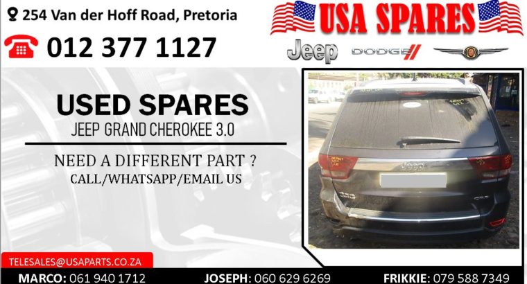 JEEP GRAND CHEROKEE 3.0 USED SPARES/PARTS