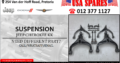 JEEP CHEROKEE 37/2.8 KK USED SUSPENSION SPARES/PARTS