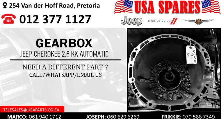 JEEP CHEROKEE 2.8 KK AUTOMATIC USED GEARBOX