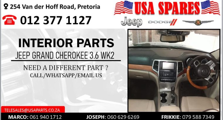 JEEP GRAND CHEROKEE 3.6 WK2 NEW & USED INTERIOR SPARES/PARTS