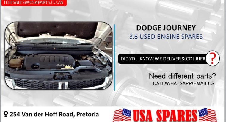 DODGE JOURNEY 3.6 USED ENGINE SPARES/PARTS