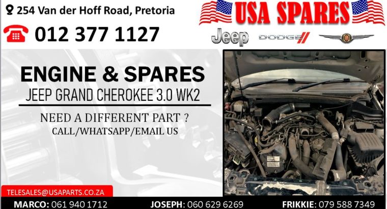 JEEP GRAND CHEROKEE 3.0 WK2 USED ENGINE & ENGINE SPARES/PARTS