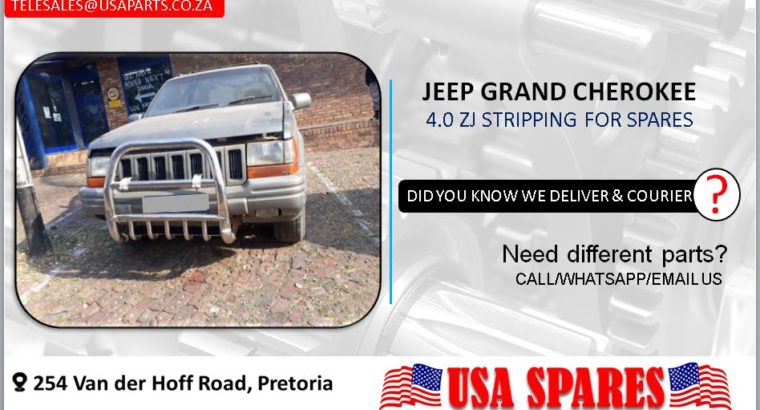 JEEP GRAND CHEROKEE 4.0 ZJ 1997 STRIPPING FOR SPARES