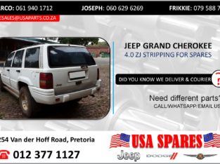 JEEP GRAND CHEROKEE 4.0 ZJ STRIPPING FOR USED SPARES/PARTS