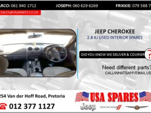 JEEP CHEROKEE 2.8 KJ USED INTERIOR SPARES/PARTS
