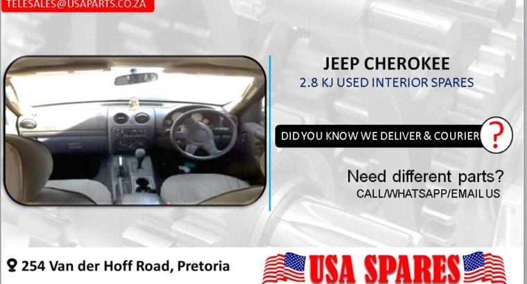 JEEP CHEROKEE 2.8 KJ USED INTERIOR SPARES/PARTS