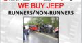 WE BUY JEEP RUNNERS & NON RUNNERS FOR PARTS
