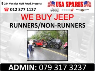 WE BUY JEEP RUNNERS & NON RUNNERS FOR PARTS