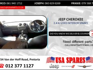 JEEP CHEROKEE 2.4 KJ USED INTERIOR SPARES/PARTS