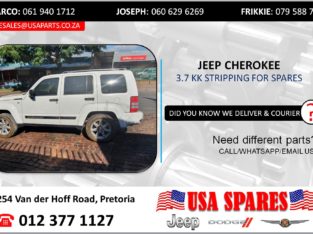 JEEP CHEROKEE 3.7 KK STRIPPING FOR USED SPARES/PARTS