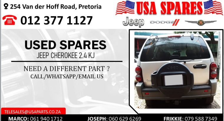 JEEP CHEROKEE 2.4 KJ USED SPARES/PARTS