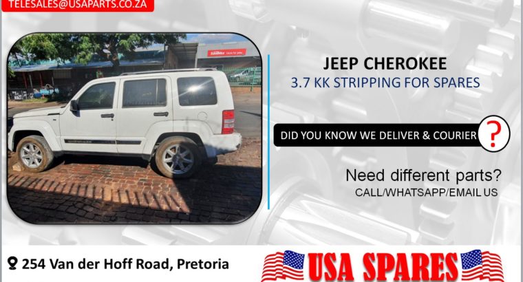 JEEP CHEROKEE 3.7 KK STRIPPING FOR USED SPARES/PARTS
