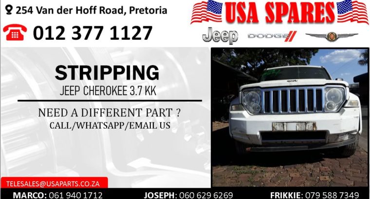 STRIPPING JEEP CHEROKEE 3.7 KK FOR USED SPARE PARTS