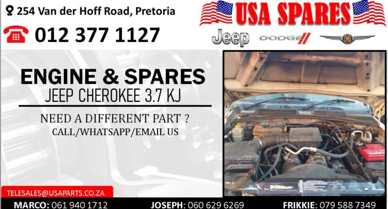 JEEP CHEROKEE 3.7 KJ USED ENGINE & ENGINE SPARES/PARTS