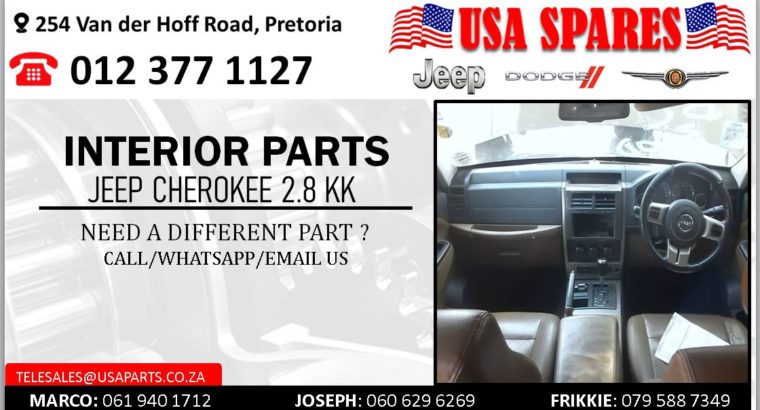 JEEP CHEROKEE 3.7/2.8 KK NEW & USED INTERIOR SPARES/PARTS