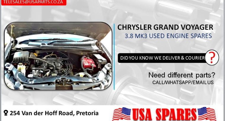 CHRYSLER GRAND VOYAGER 3.8 USED ENGINE SPARES/PARTS
