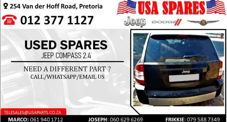 JEEP COMPASS 2.4 USED SPARES/PARTS