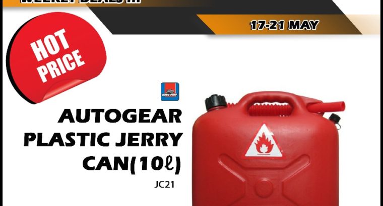 AutoGear Plastic Jerry Can 10L ONLY R278 at Middelburg Midas