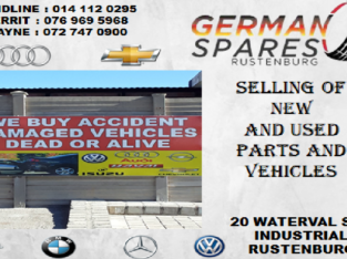 GERMAN SPARES RUSTENBURG NEW AND USED PARTS FOR SALE